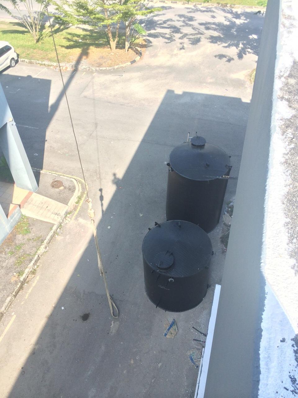 SPIRAL TANK FROM TOP VIEW