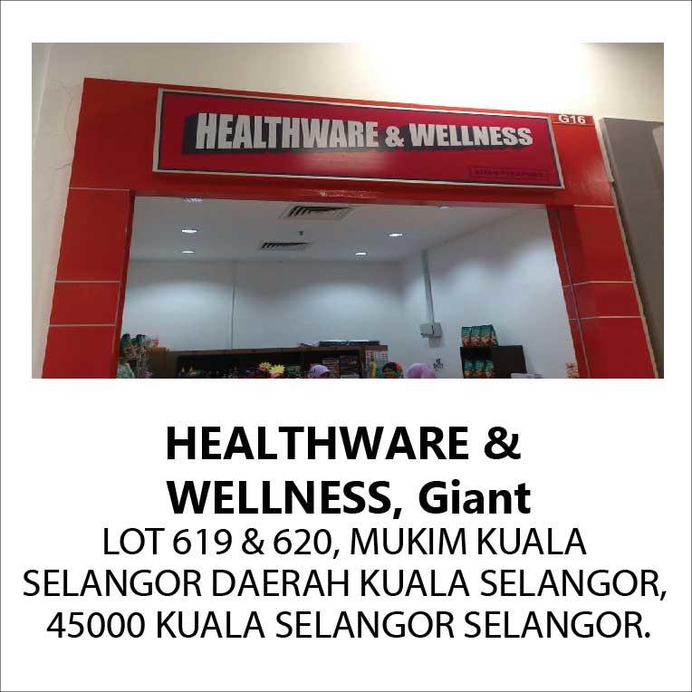 HEALTHWARE & WELLNESS, GIANT KUALA SELANGOR