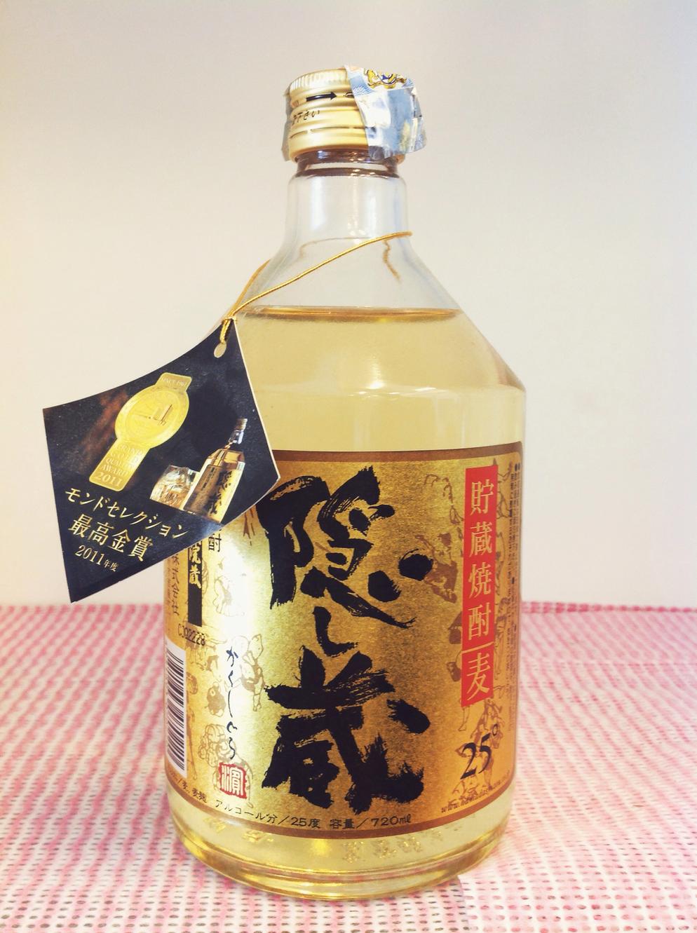 Kakushigura Honkaku Mugi Shochu 720ml