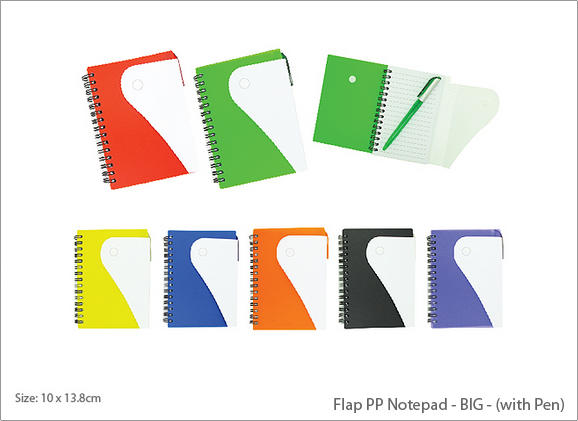 Notebook Flap PP  Big