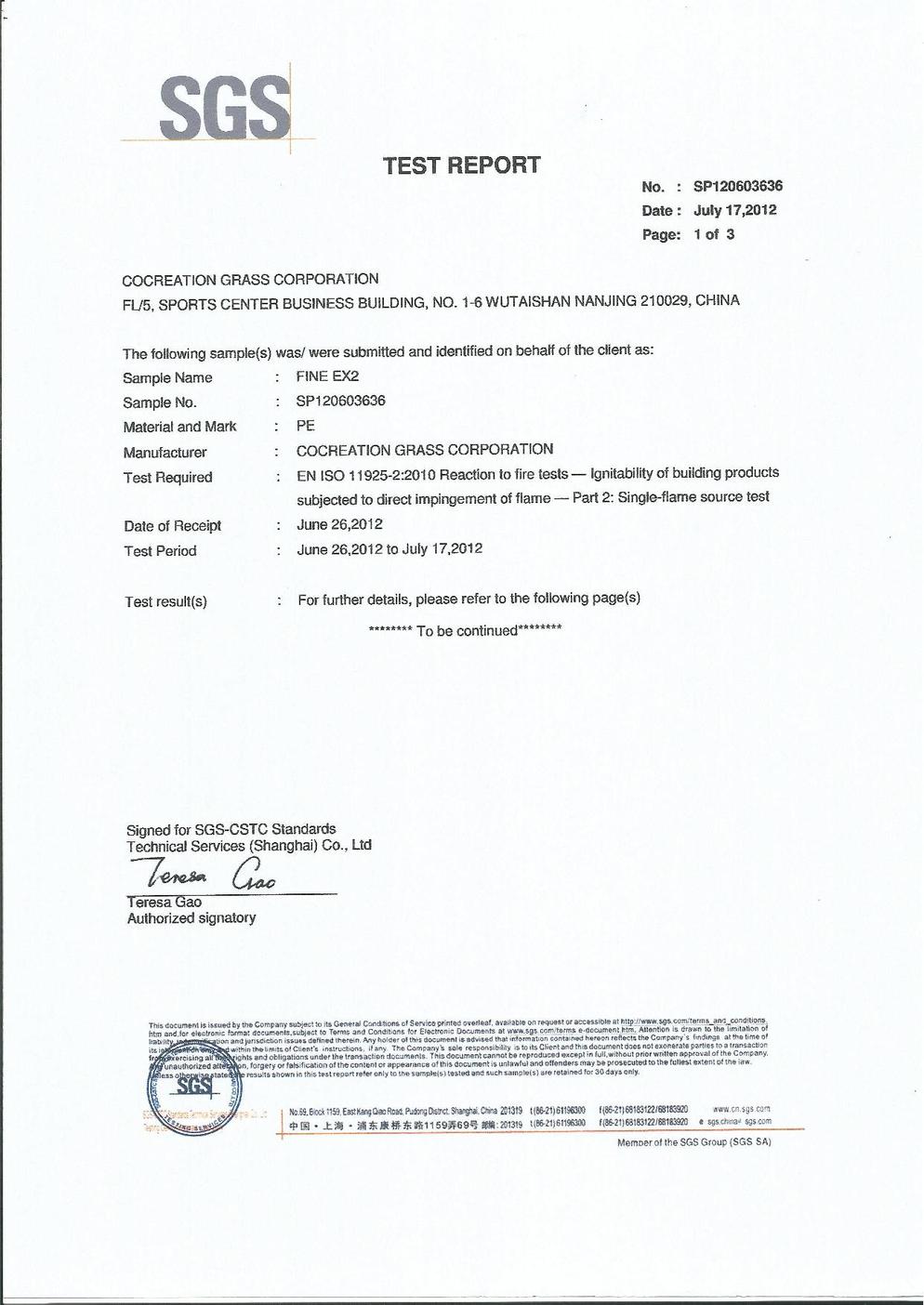 Trend Fire Resistant Test page 001