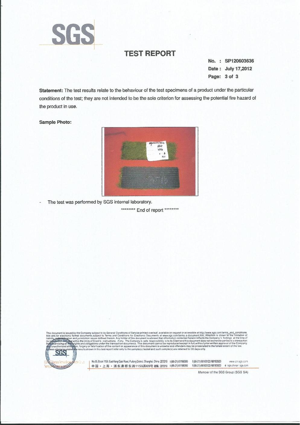 Trend Fire Resistant Test page 003