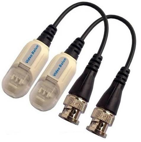 CCTV balun connectors