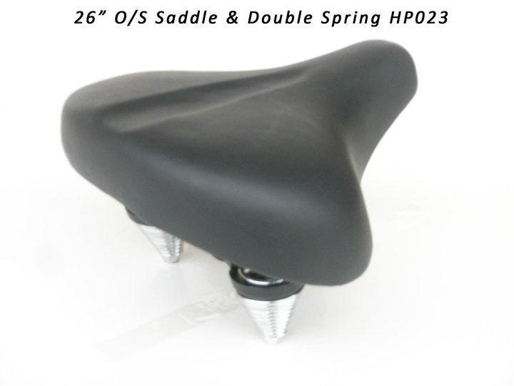 26" O S Saddle   Double Spring HP023