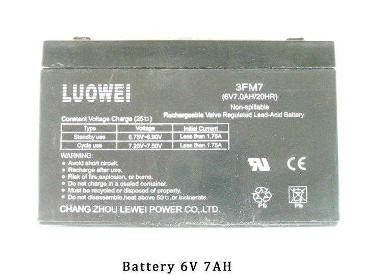 Battery 6V 7AH