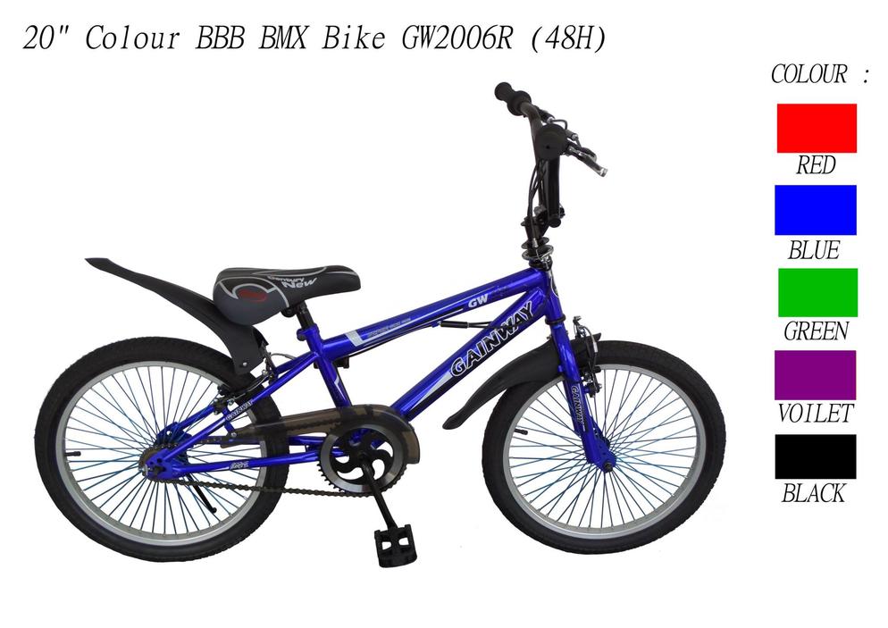 20" COLOUR BBB BMX BIKE GW2006R (48H)