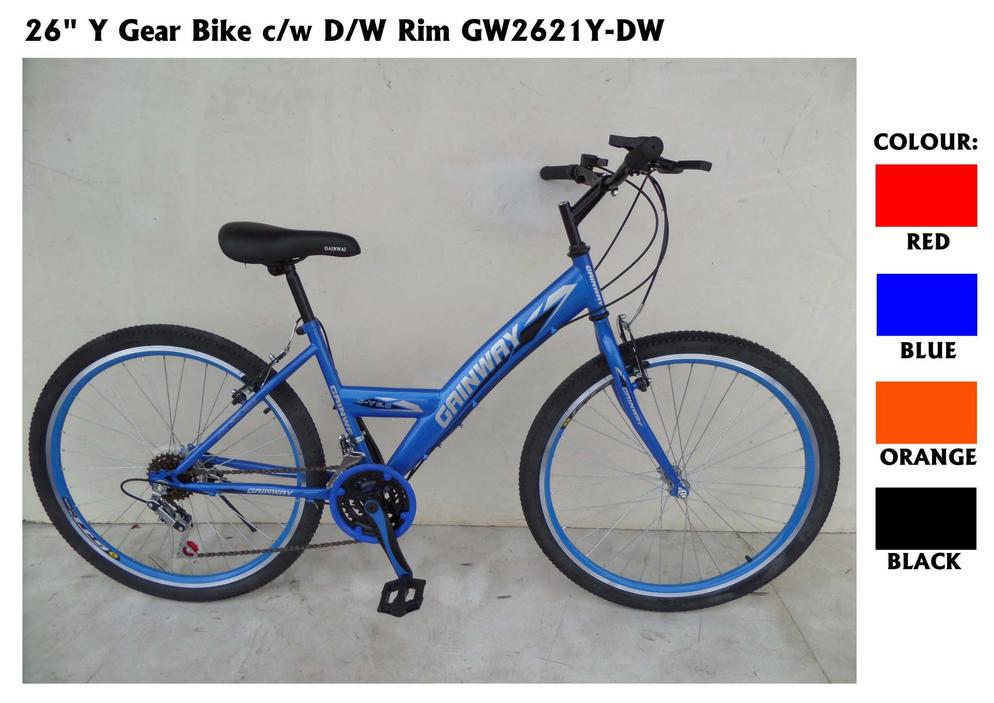 26" Y GEAR BIKE C W D W RIM GW2621Y DW
