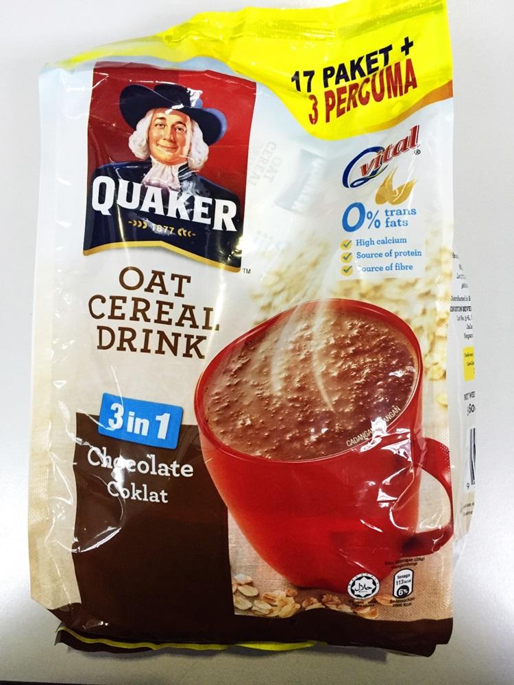 QUAKER 3IN1 DRICK CHOC 17S FREE 3S