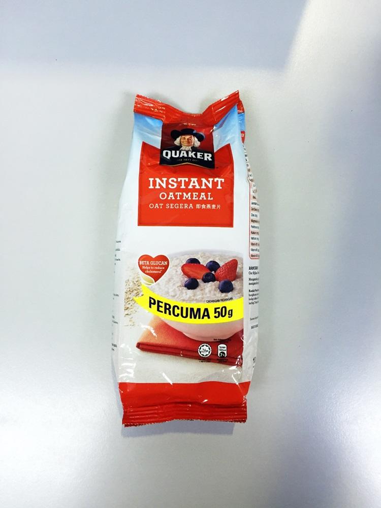 quaker instant oatmeal 250g  200g free 50g