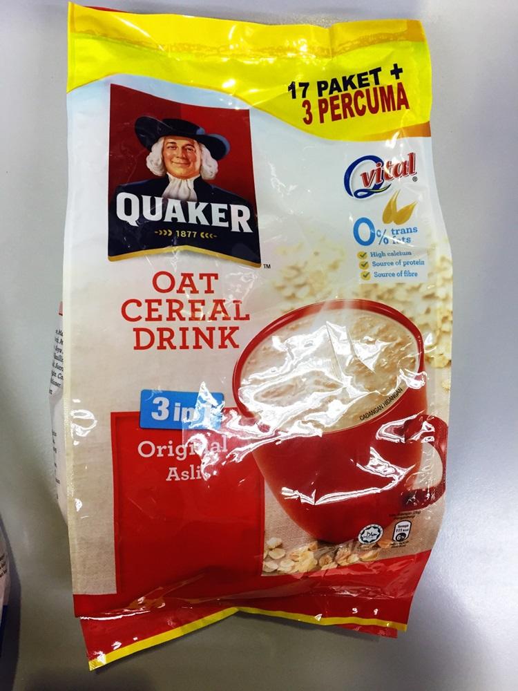 QUAKER 3IN1 DRICK ORG 17S FREE 3S