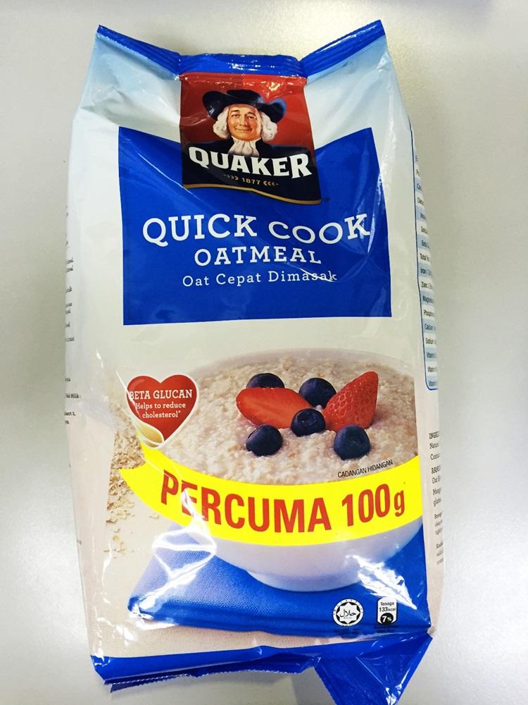 quaker quick cook 900g 800gfree100g