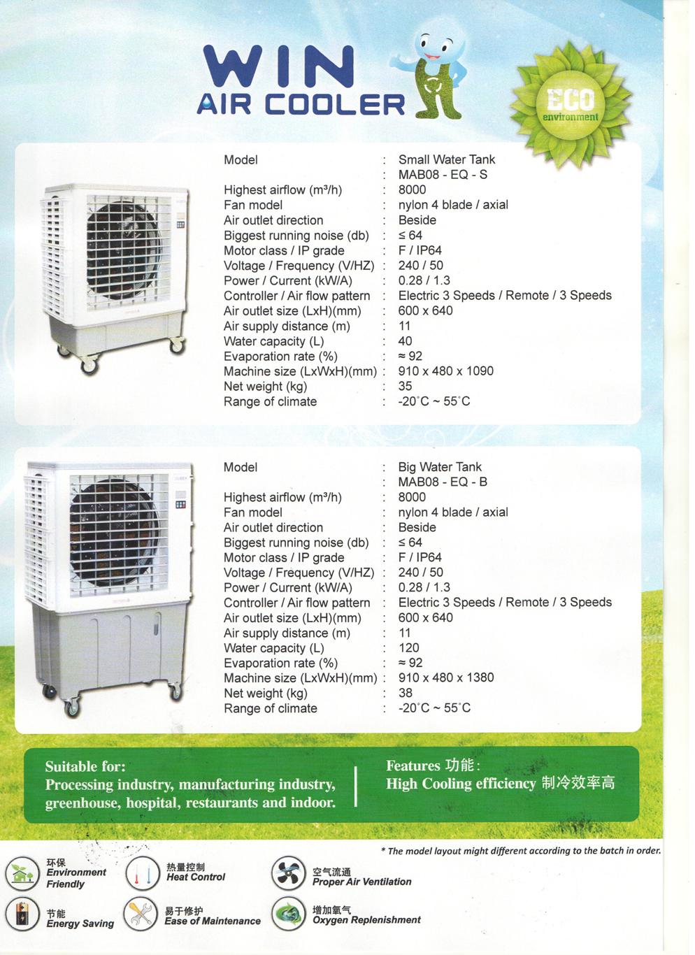Win Air Cooler MAB Series Pg 2