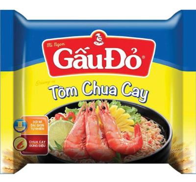 GAU DO MI TOM CHUA CAY