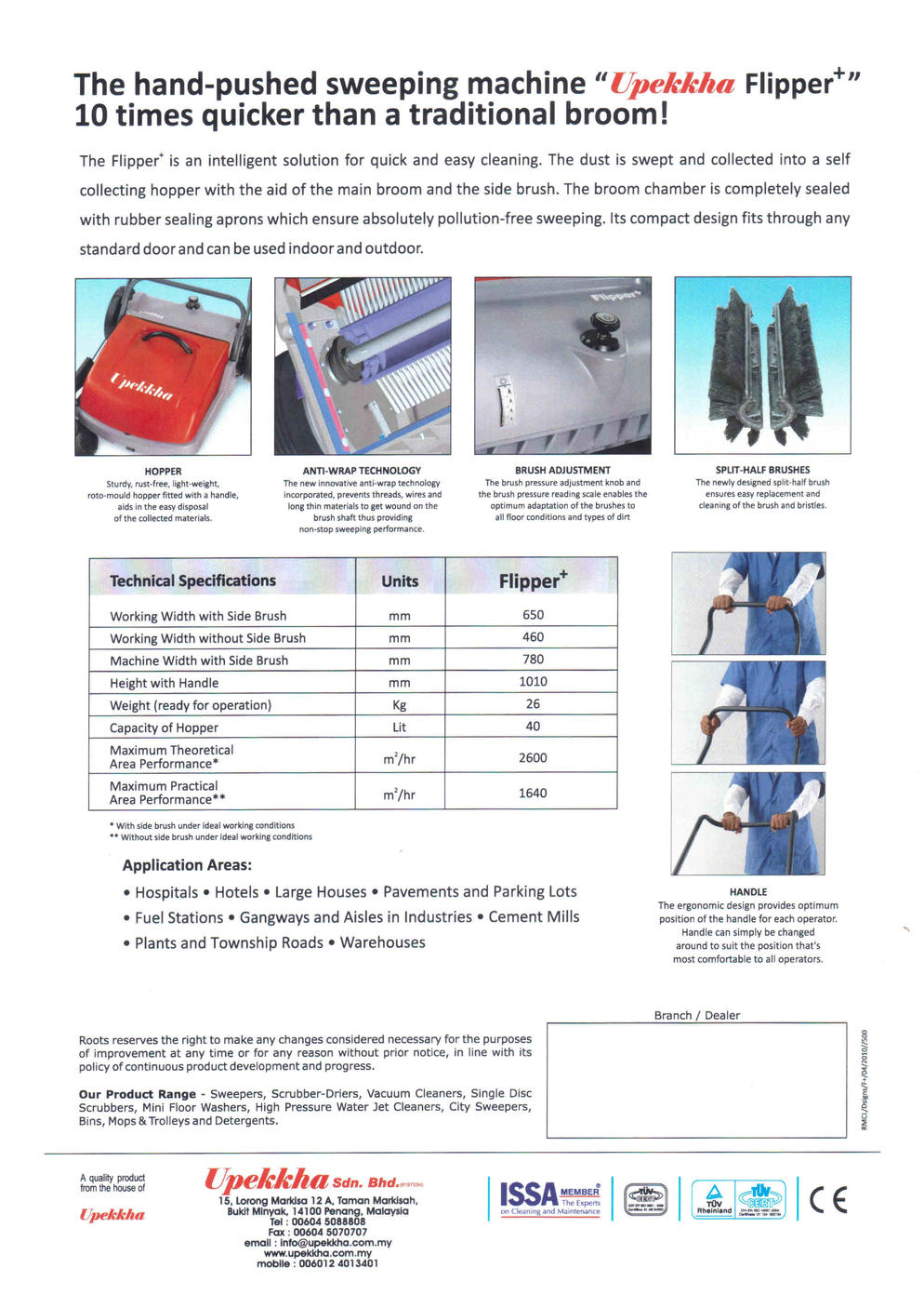 Upekkha Flipper+ Technical Specifications