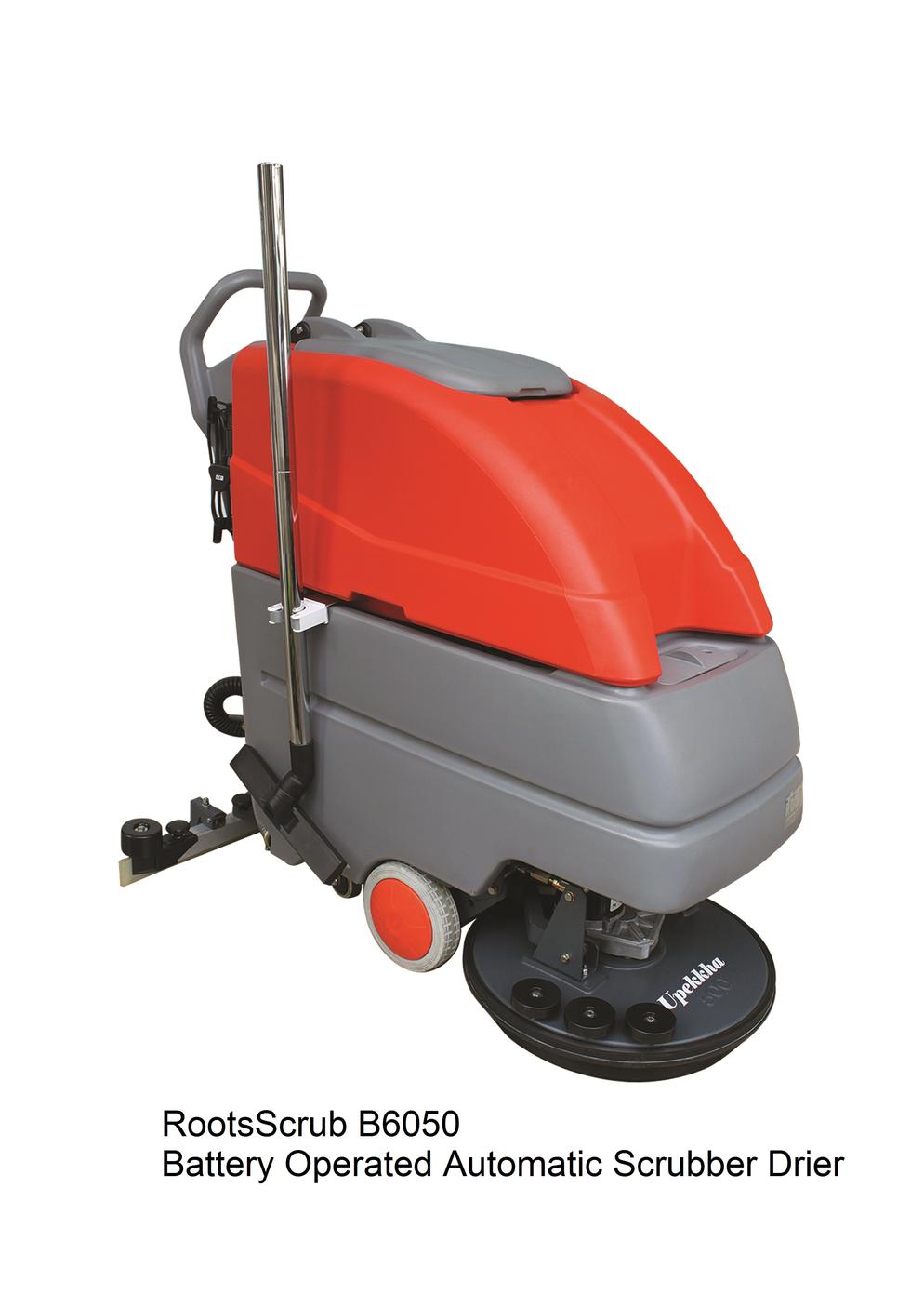 UPEKKHA RootsScrub B6050   Battery Operated Automatic Scrubber Drier