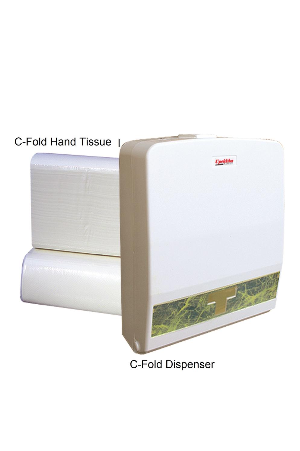 C-Fold Dispenser ,  C Fold Hand Tissue