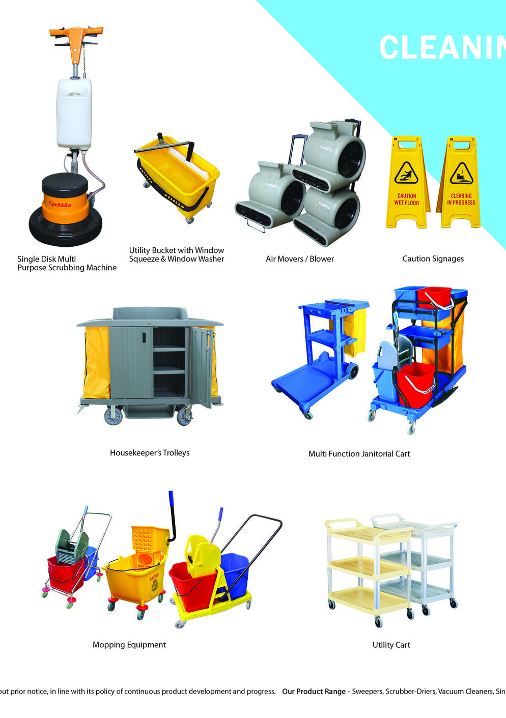Cleaning Equipment & Supplies