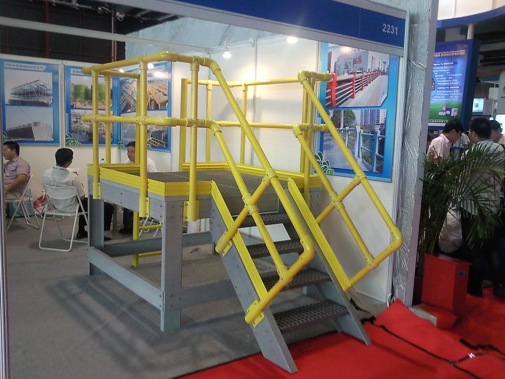 Typical stair case and working platform