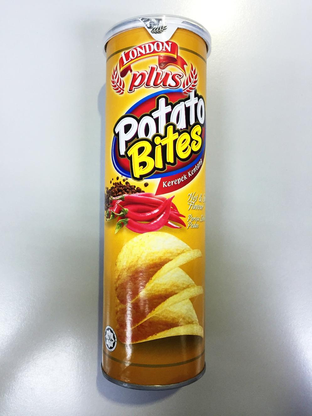 LONDON POTATO BITES HOT SPICY 14X75G