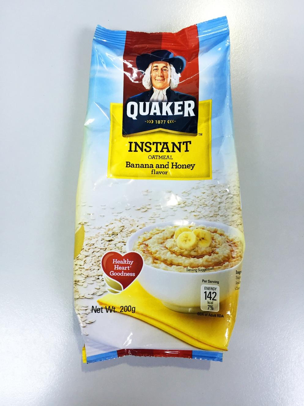 QUAKER FIO BANANA   HONEY 18X200G