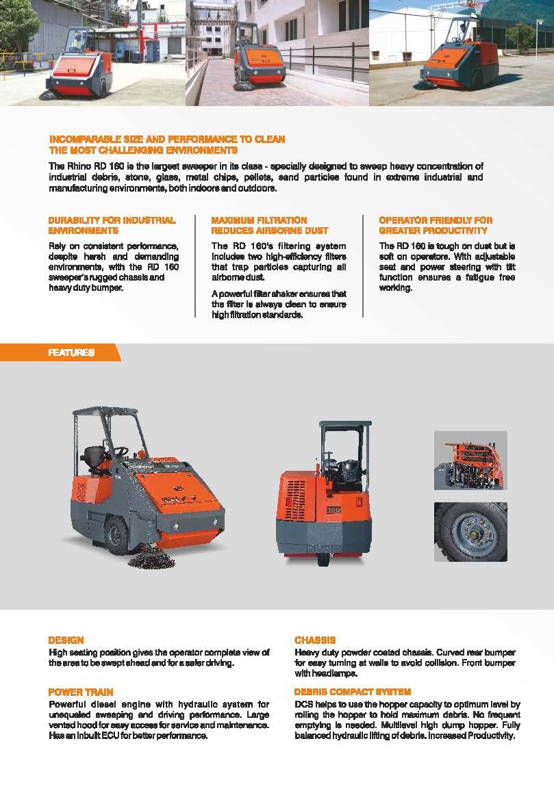 RD160 Road Sweeper