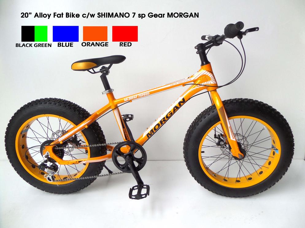 20  ALLOY FAT BIKE   SHIMANO 7SP MORGAN