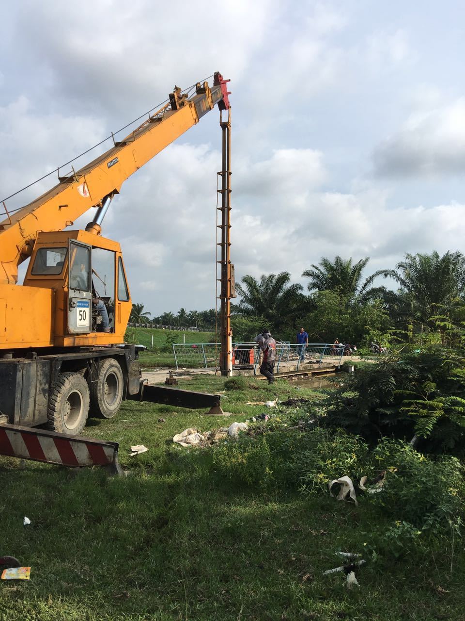 20 Ton Hydraulic with 10m frame Piling Equipment