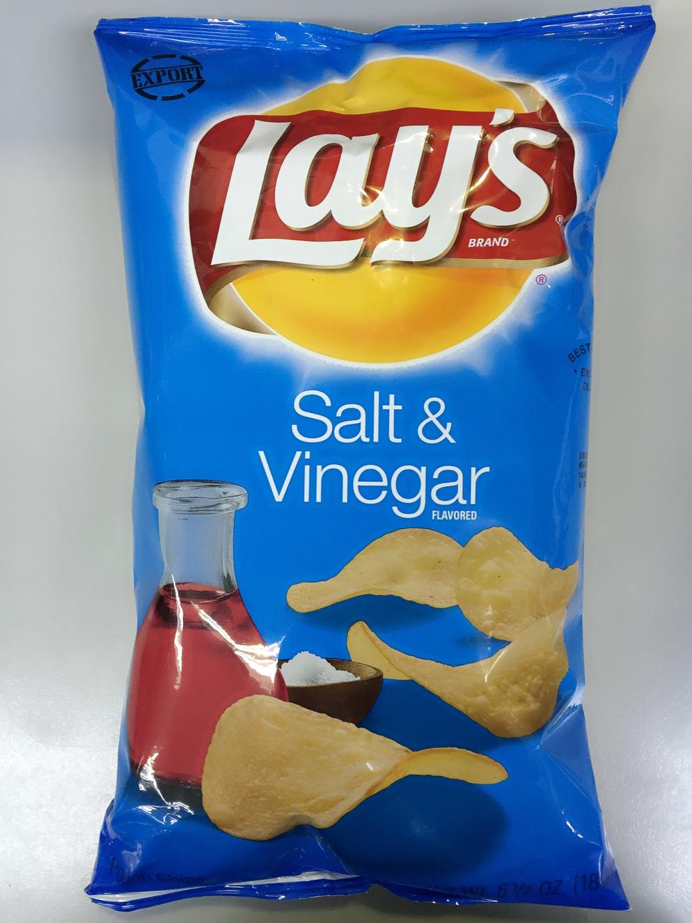 LAY'S SALT VINEGAR 12X184G