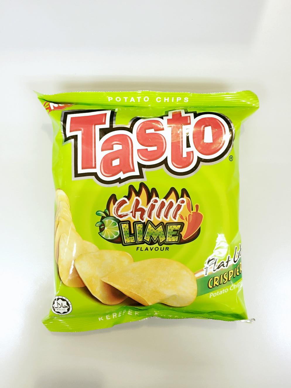 TASTO FLAT CUT CHILLI LIME 3X12X55G