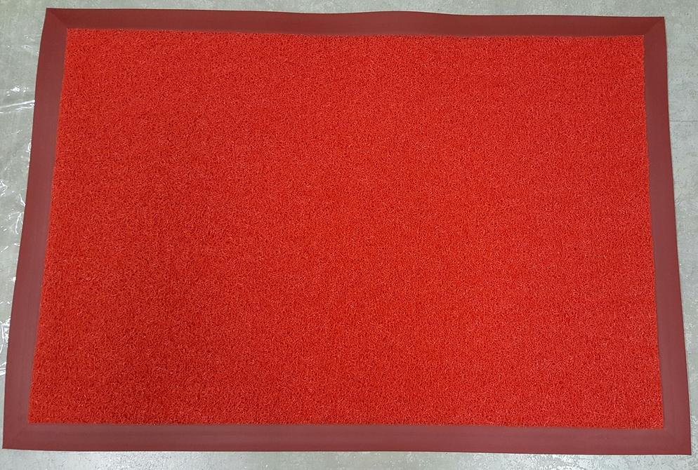 Super Duty Coilmat -Red colour mat  with maroon red Edging