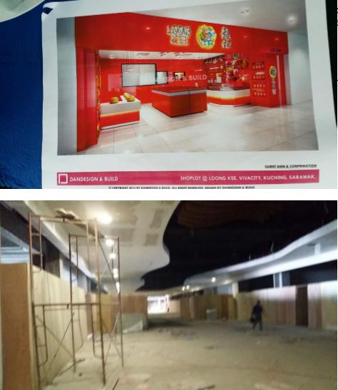 Interior renovation of shoplot @ Loong Kee, Vivacity