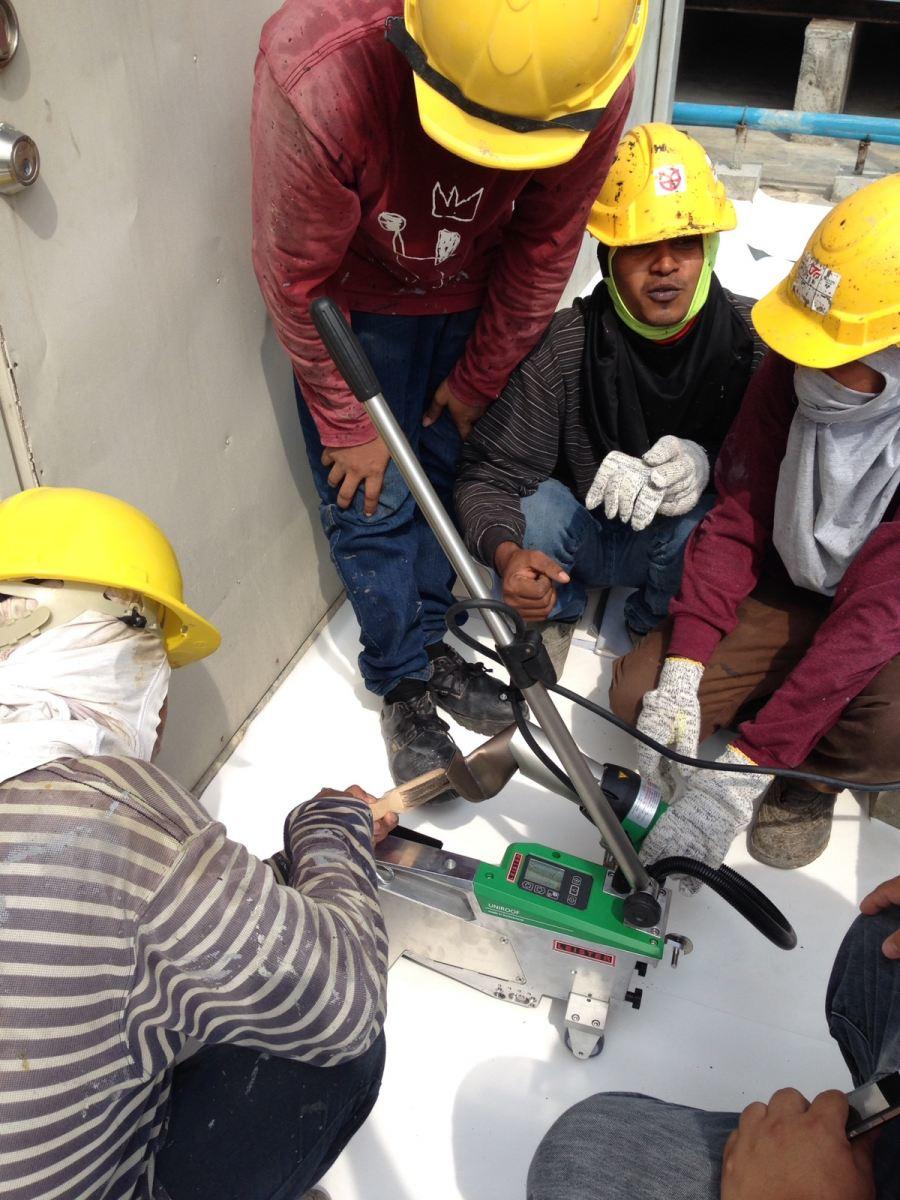 Uniroof AT At Job Site 2
