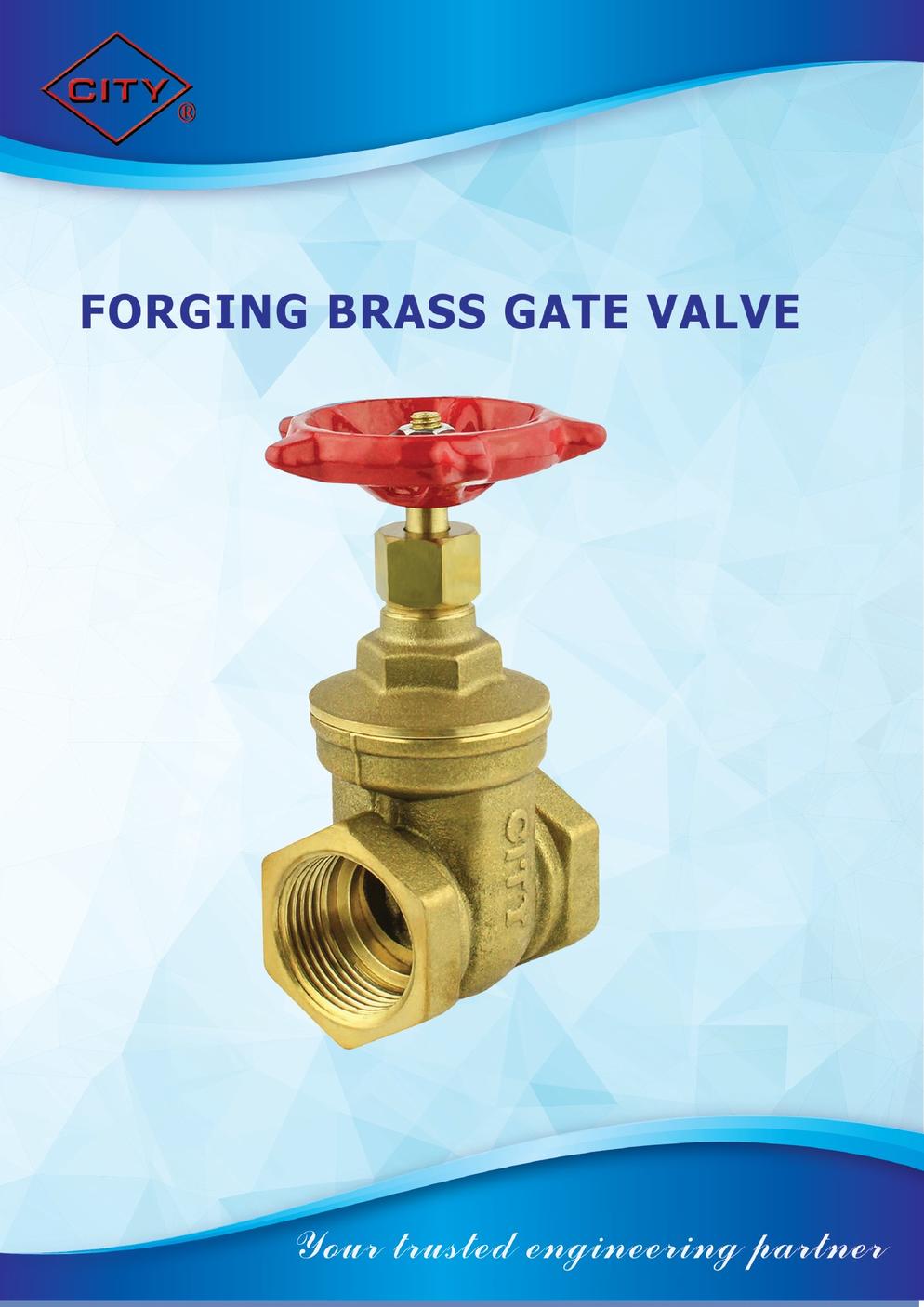 CITY FORGING BRASS PN16 GATE VALVE CATALOG