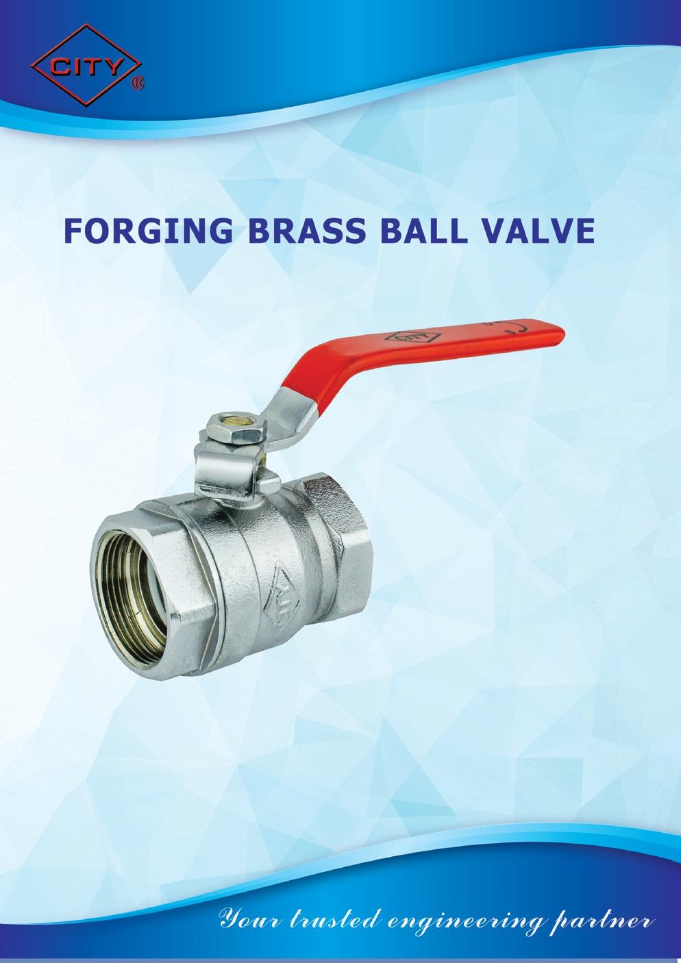 CITY FORGING CHROME PLATED BRASS BALL VALVE CATALOG
