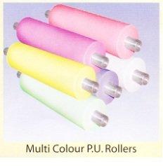 multi colour PU rollers