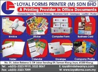 Loyal Forms Printer (M) Sdn. Bhd. - Computer Forms in Selangor