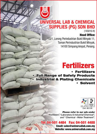 Universal Lab Chemical Supplies Pg Sdn Bhd Fertilizers In Malaysia