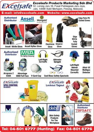 EXCELSAFE PRODUCTS MARKETING SDN. BHD_SP20/21_Ads_Safety Equipment & Clothing