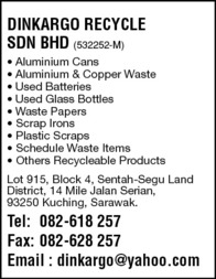 Dinkargo Recycle Sdn Bhd Recycled In Malaysia