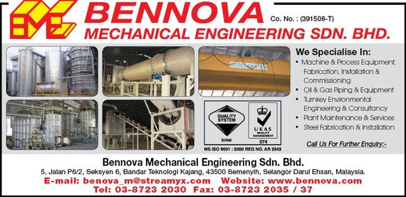 Galleries Bennova Mechanical Engineering Sdn Bhd