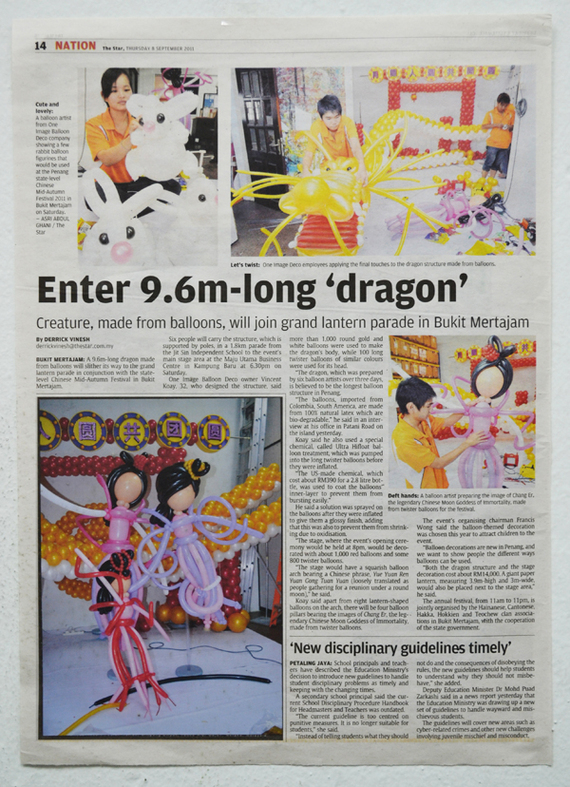 Press from Star Paper   28 September 2011