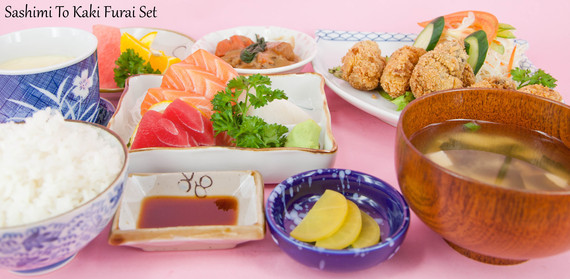 Sashimi To Kaki furai Set