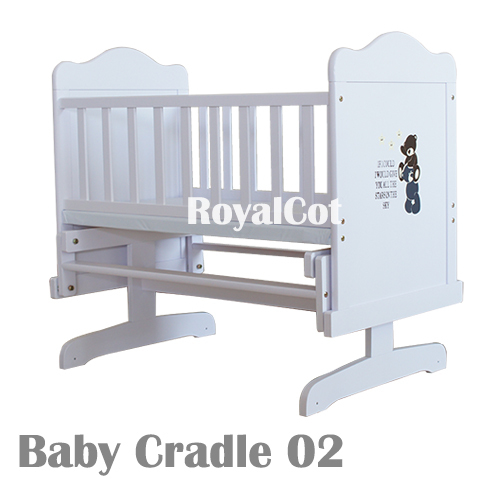 Baby Cradle 02 White