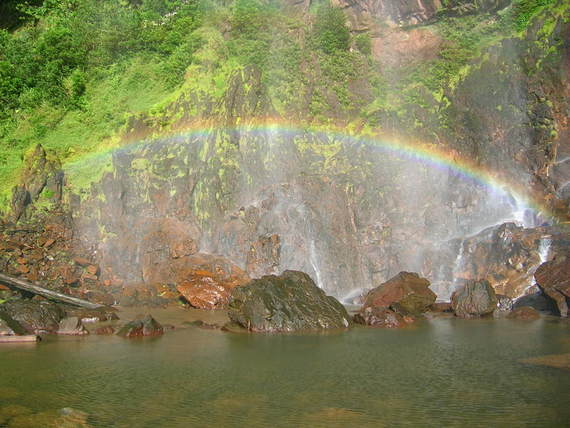 sungai lembing rainbow waterfall