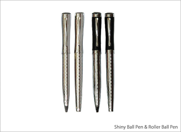 Shiny Ball Pen & Roller Pen