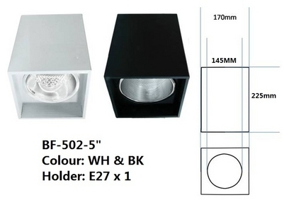4" / 5" Square Surface Downlight