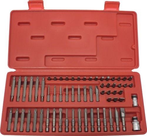 64-PCE 1/4" HEXAGON BIT SET