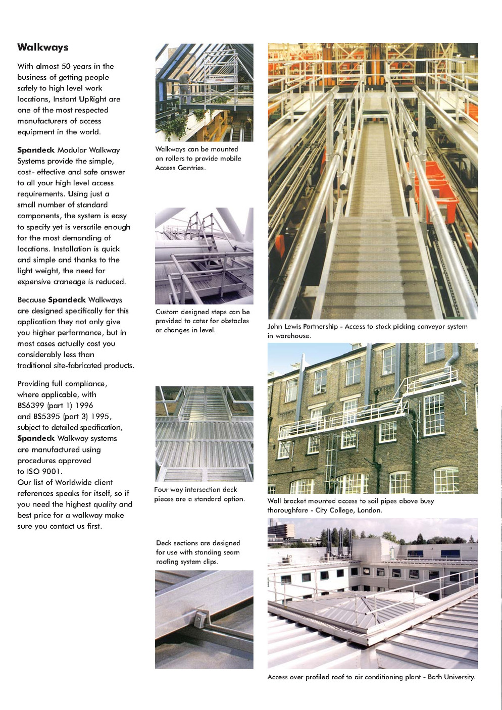 Spandeck Walkways & Platform Systems