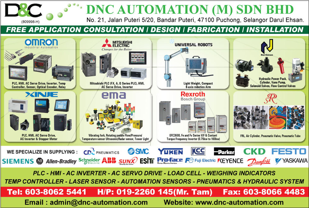 Factory Automation Specialist Control Systems And Plcs Dnc Automation M Sdn Bhd