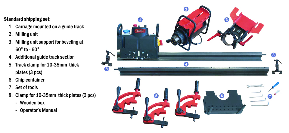 Portable Auto Feed Beveling Machine